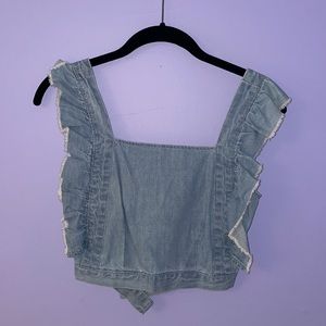 Urban Outfitters Denim Crop Top